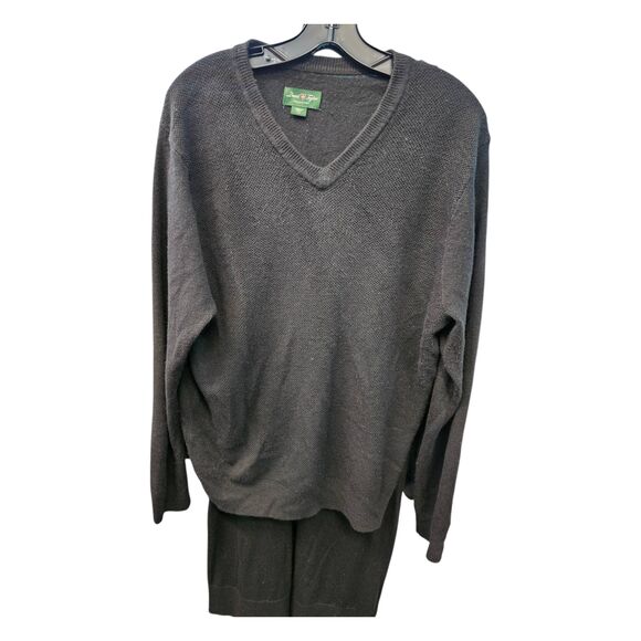 David Taylor Soft V Neck Sweater Mens Size Large - Picture 1 of 7